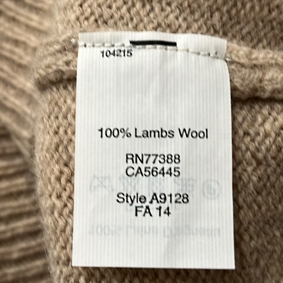 J. Crew Factory Lambswool Crewneck Sweater in Heathered Beige size XL - Picture 11 of 11